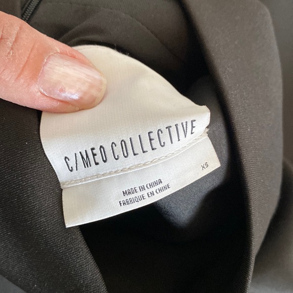 Swept Away Black Asymmetrical Dress - Picture 8 of 11